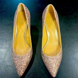 💓💖 Rose - gold designer Pumps